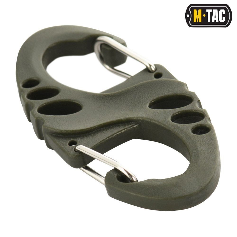 M-TAC КАРАБІН S-HOOK ПЛАСТИКОВИЙ OLIVE