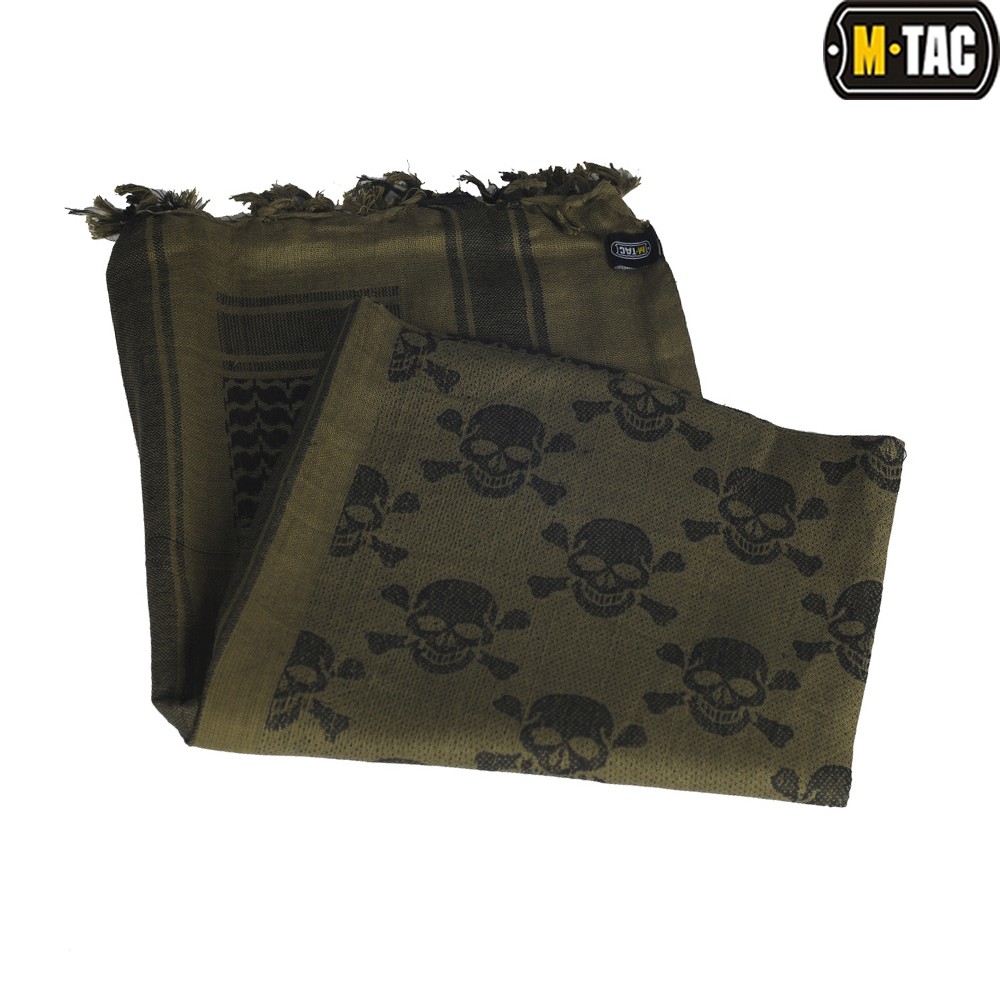 M-TAC ШАРФ ШЕМАГ PIRATE SKULL OLIVE/BLACK